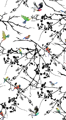 Roleta na okno Ptaki na gałęziach