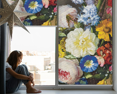 Roleta na okno Bukiet kwiatów