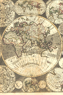 Roleta na okno Mapa świata