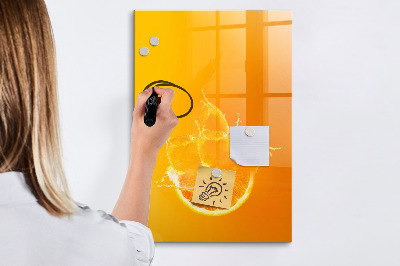 Magnetyczna tablica do rysowania Sok pomarańczowy