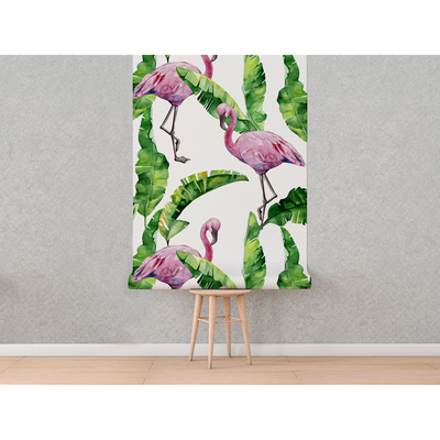 Fototapeta Różowe Flamingi ukryte w liściach