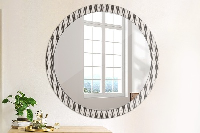 Lustro z nadrukiem dekoracyjne okrągłe Geometryczny wzór kropek