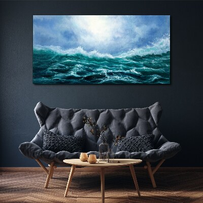 Obraz na Płótnie morze burza przyroda
