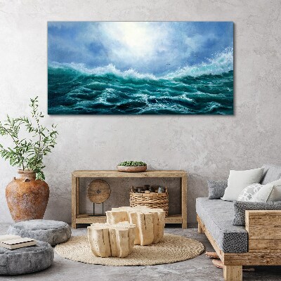 Obraz na Płótnie morze burza przyroda