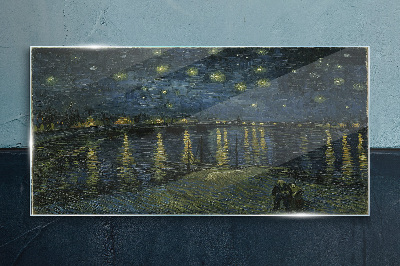 Obraz na Szkle Gwiaździsta noc Van Gogh