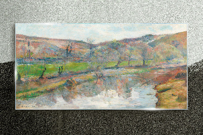 Obraz na Szkle W górę w Pont Aven Gauguin