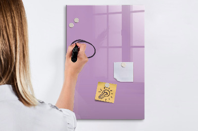 Tablica magnetyczna z pisakiem Kolor liliowy