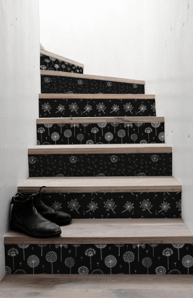 Naklejki na schody Stylowe Dmuchawce